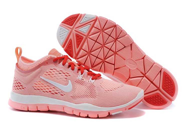 Nike Free 5.0 V2 Femme France Beau Basket Blanc Rose Clair